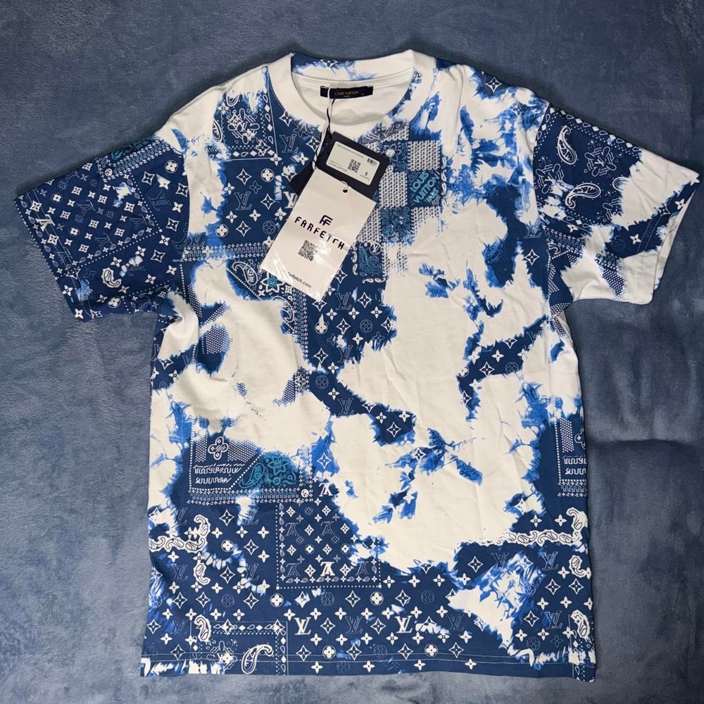 Louis Vuitton Men's Blue/White monogram